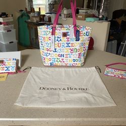 Dooney @ Bourke Tote Bag @ Wallet And Wrist list all New With Tags