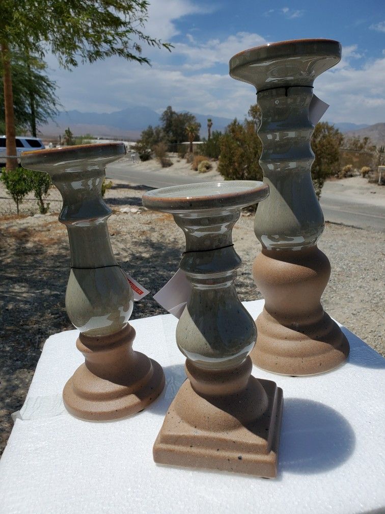 Emele Vintage Candle Holders, Set of 3