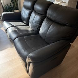 Flex Steel Recliner Leather Couches