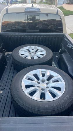 Chevy OEM Wheels with General Grabber HTS60 Tires