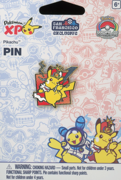2026 Pokémon Worlds Pikachu XP Exclusive Pin