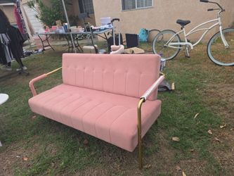 Small cute pink couch