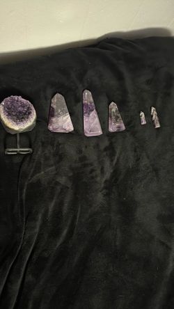 Purple amethyst Crystals