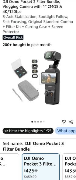 DJI Osmo Pocket 3 Filter Bundle