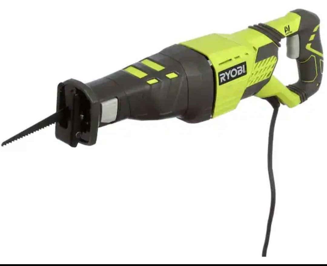 Reciprocating Saw Corded 12 Amp Heavy Duty With Blades