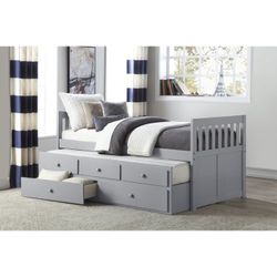 Twin/Twin Trundle Bed