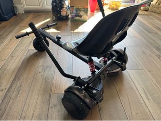 Gotrax Edge Self Balancing Hoverboard with seat attachment