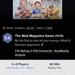 1979 MAD magazine board game