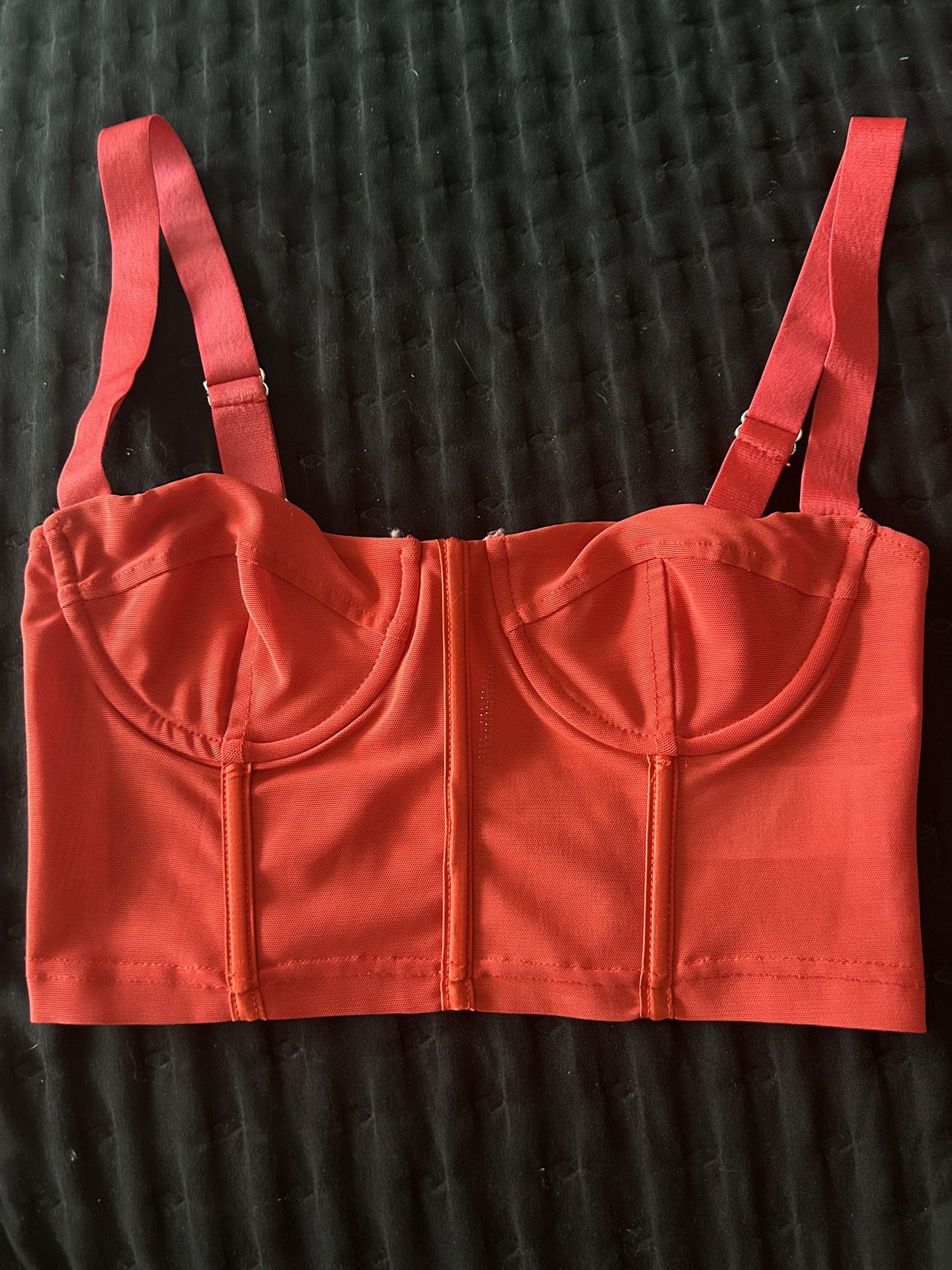 Teagan Mesh Corset Top