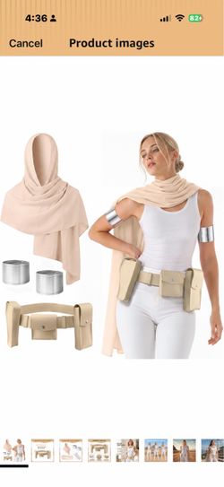 7Pcs Halloween Costume Belt Holster Queen Belt Shawl Scarf Cuff Armbands Adjustable Belt Holster for Women Queen Belt Costume with Pockets Shawl Scarf