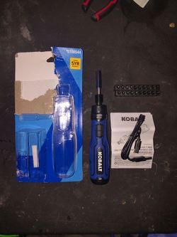 Kobalt 4-Volt 23 pc Cordless rechargeable LED Screwdriver kit