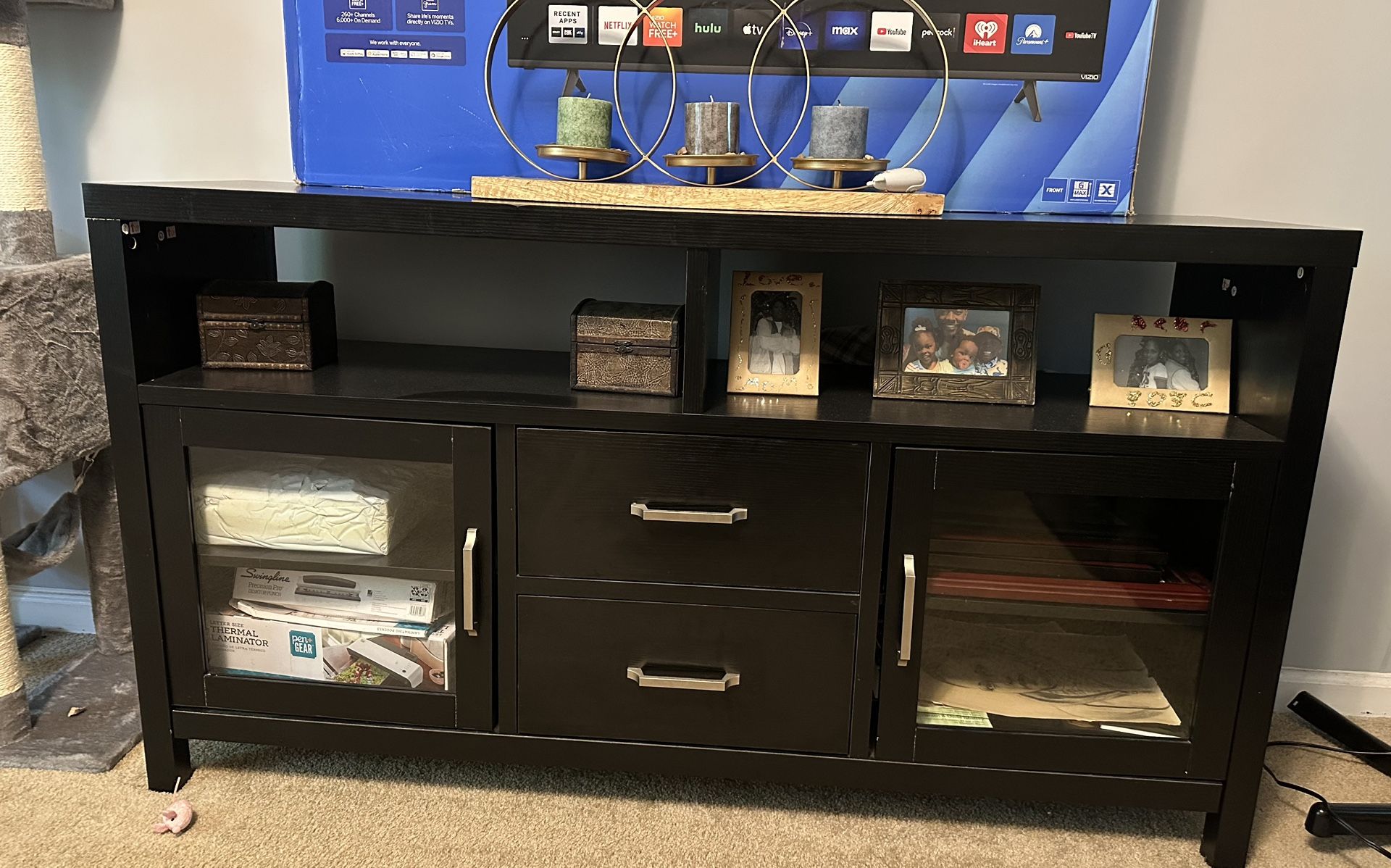 Oversized Recliner, Entertainment Stand, 2 Sofa Recliner