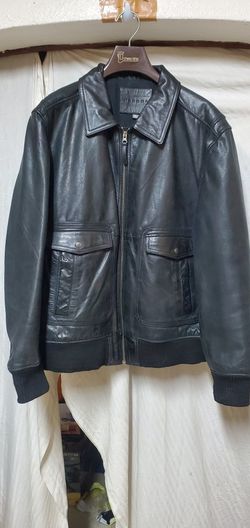 Vintage 90s Leather Bomber Jacket Mens Xl