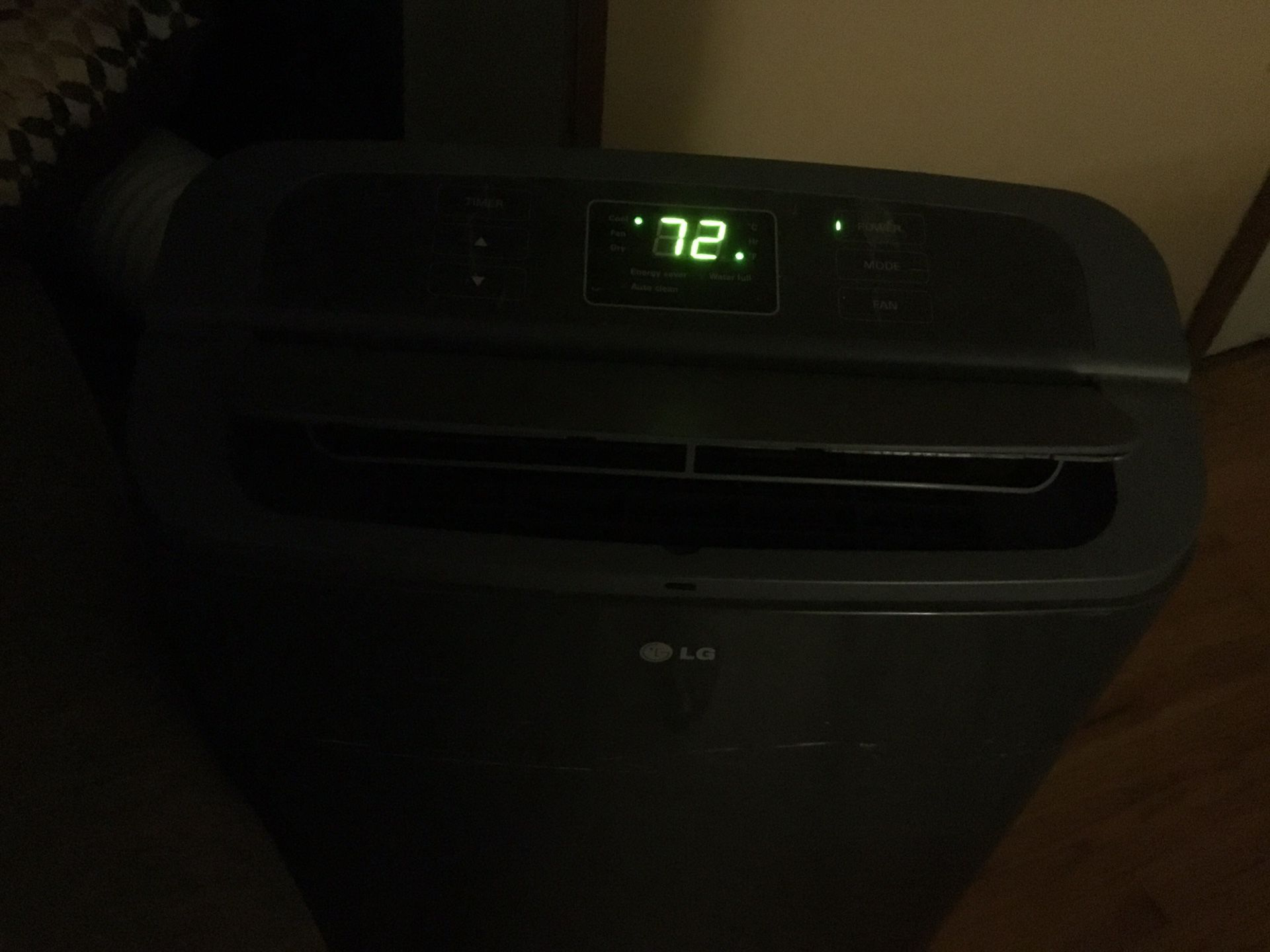 LG portable A/C unit with remote 12,000 BTU