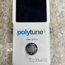 TC Electronic PolyTune 3 Ultra-Compact Polyphonic Tuner With Multiple Tuning Modes & Built-In Bonafide Buffer (69607-3)