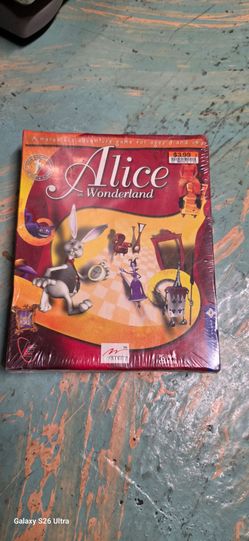 Vintage game Alice in Wonderland  Windows PC Games new sealed