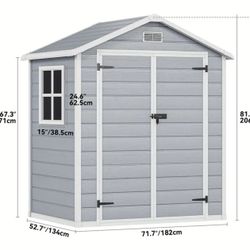Plastic Shed Brand New In Box 6x4.4