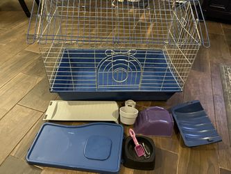 Guinea Pig Cage And Accessories