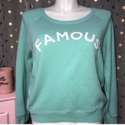Retro Victoria’s Secret Size Large FAMOUS Sweatshirt 