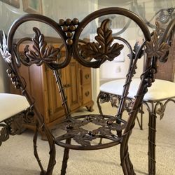 Dinner Room Glass Table With 4 Chairs 