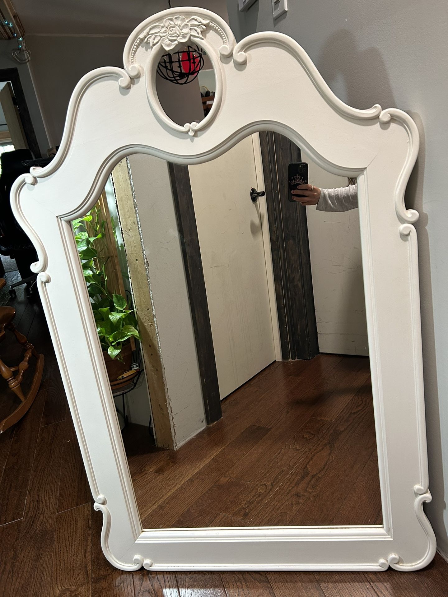Large: Modern Reproduction of a French Provincial style Mirror. 🪞