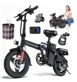 Foldable electric bike, 28 mph
