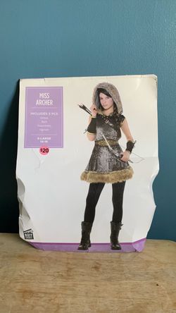HALLOWEEN ROBIN HOOD ARCHERY HUNGER GAMES KIDS SIZE XL 14-16 COSTUME