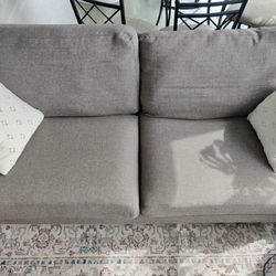 Grey Sofa - 74 inch 3 seater