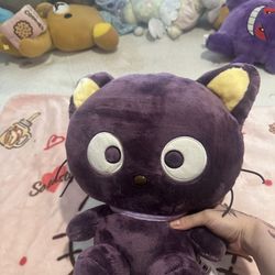 Purple chococat plushie