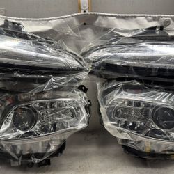 2014-2018 Jeep Cherokee Projector Headlights LED DRL Turn Signal Lamp 4 Pcs