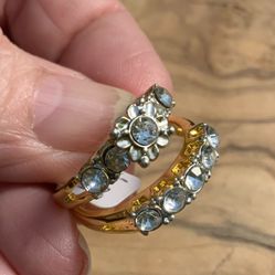 Faux Weddding Band Set 