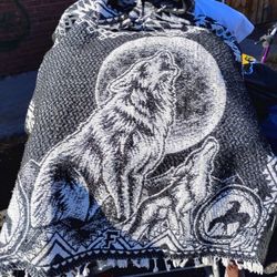 Alpaca Hand Woven Adult Pancho 