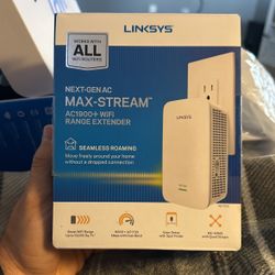 WIFI EXTENDER LINKSYS MAX STREAM AC1900