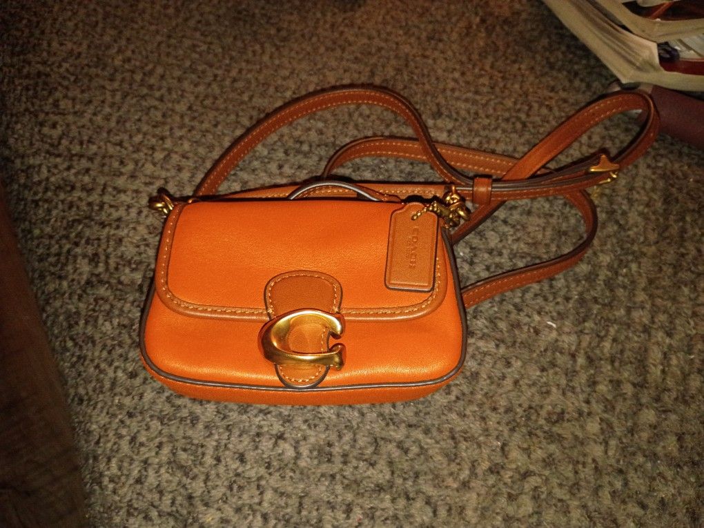 Coach Leather Mini Crossbody Bag