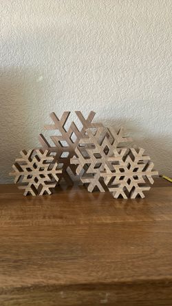 New Wood Snowflakes ❄️ 