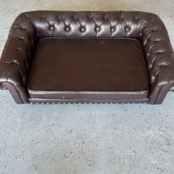 Leather Dog Couch 