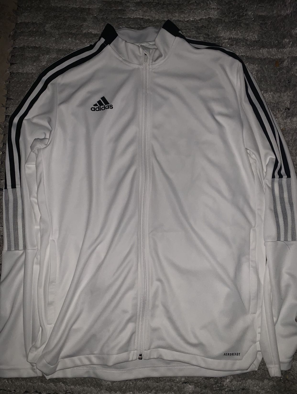 Adidas Track Suit Fit White Jacket Pants