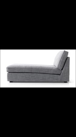 Chaise chair and matching ottoman