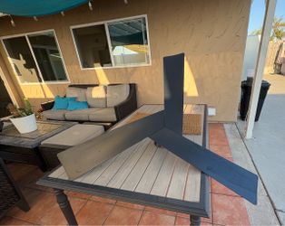 52” Black Ceiling Fans with remote
