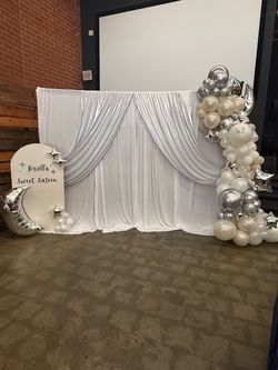 Backdrop draping