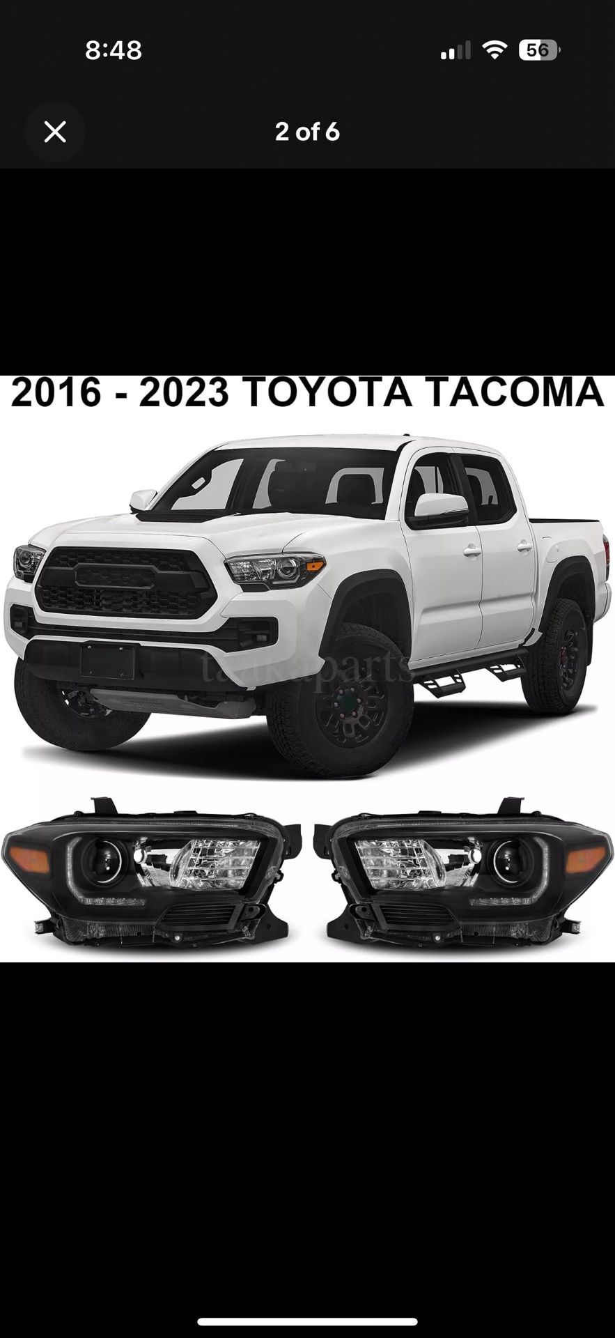 Toyota Tacoma 2016-2023 Headlights
