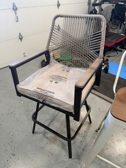 One Outdoor Barstool