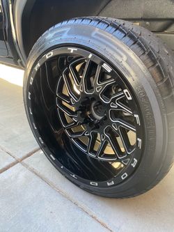 TIS 544BM 22x12 6 Lug Universal Pattern