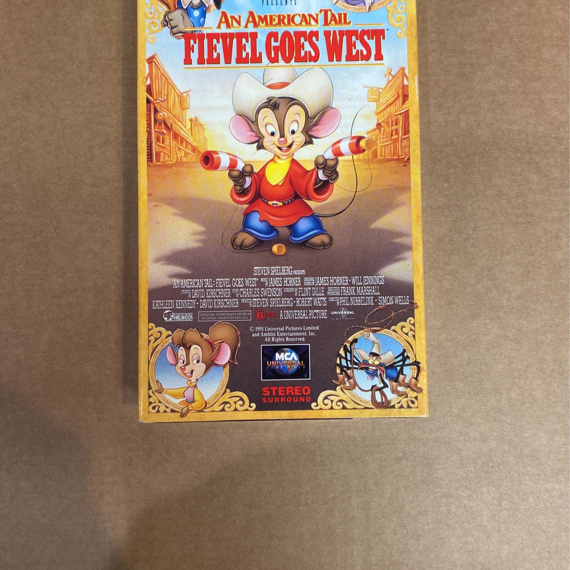 Fievel Goes West An American Tail ( VHS Tape )