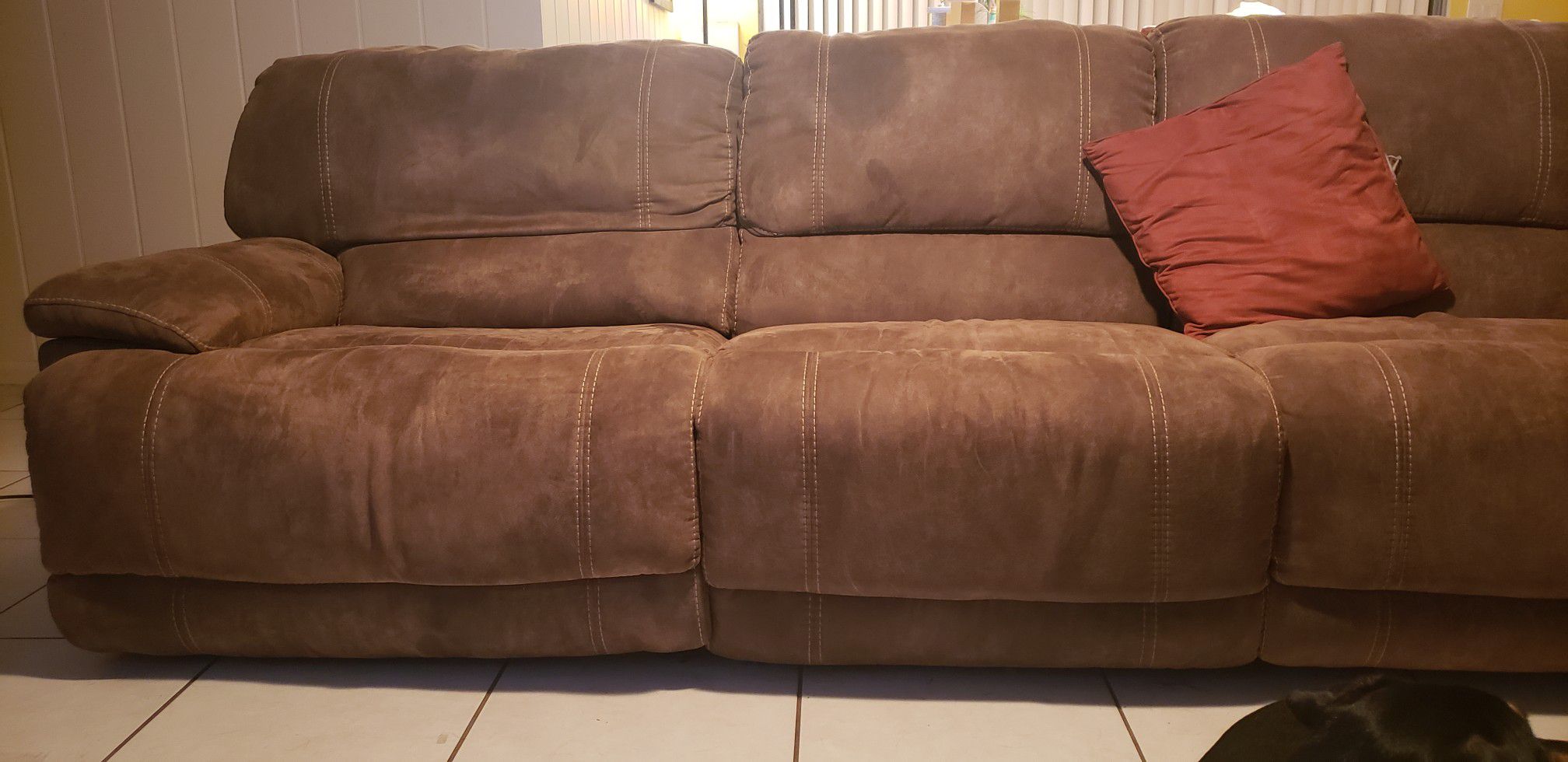 7 piece sectional couch For Sale