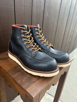 Red Wimg 8859 NAVY PORTAGE SIZE 8D