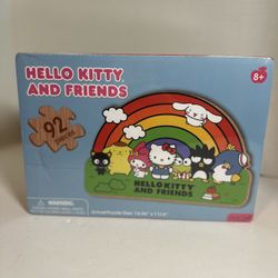Hello Kitty Wooden Jigsaw Puzzle: Hello Kitty Rainbow