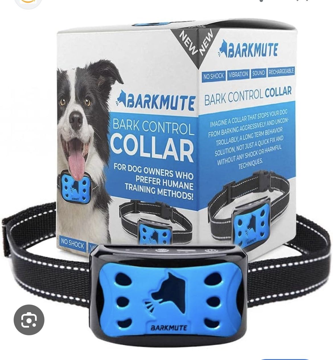BarkMute™ Ultrasonic Vibration Collar • Bark Control Collar• For Dog Owners Who Prefer Humane Training Methods. Rechargeable
