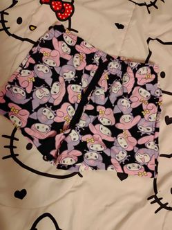 My melody or kuromi PJ shorts women's
