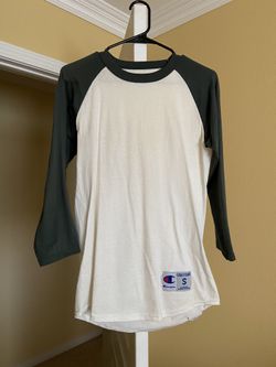 olive champion baseball tee